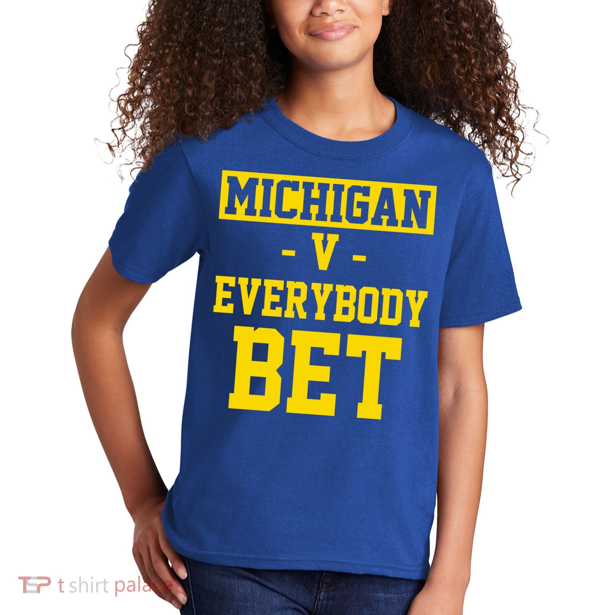 Michigan V Everybody Bet Kids T-Shirt