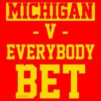 Michigan V Everybody Bet Santa Hat thumb 1