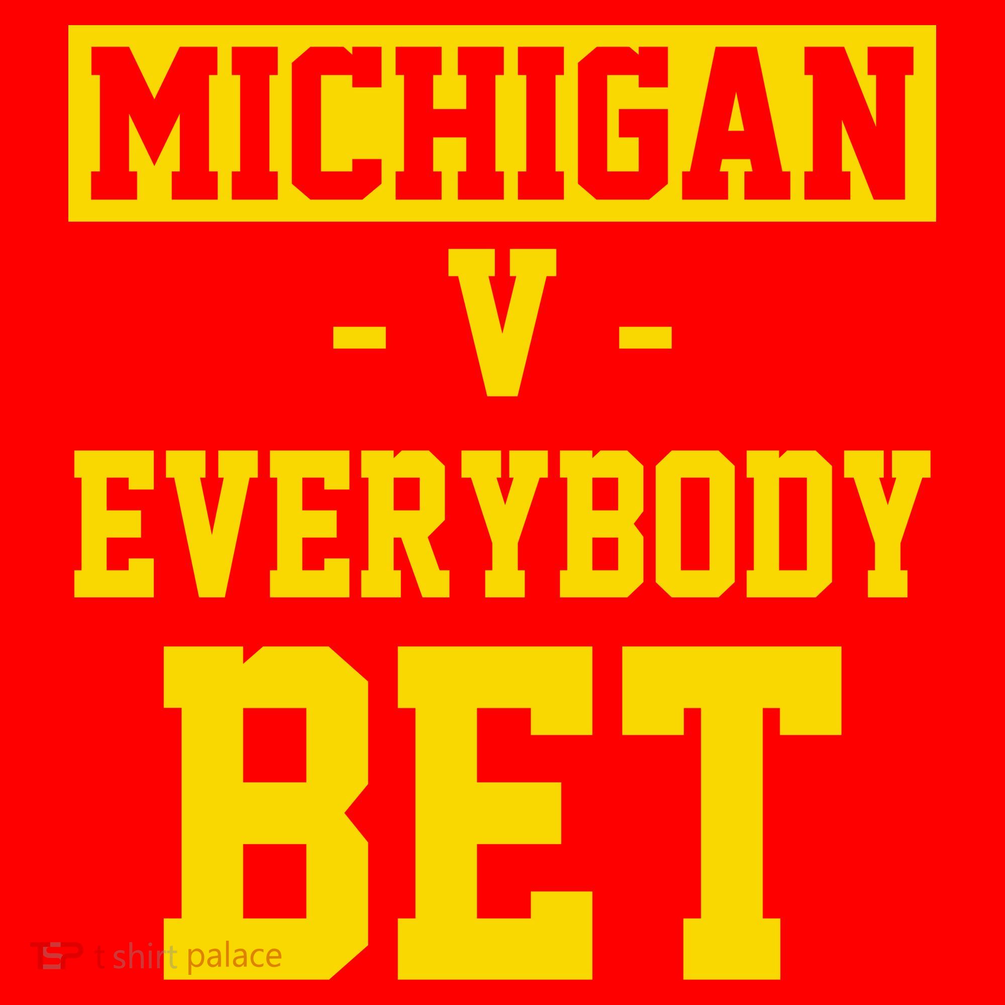 Michigan V Everybody Bet Santa Hat