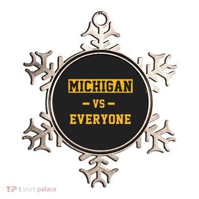 Michigan vs Everything Everyone  Ornament