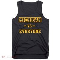 Michigan vs Everything Everyone  Tank Top thumb 0