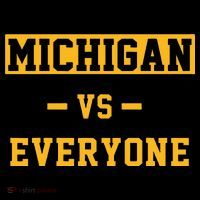 Michigan vs Everything Everyone  Women's T-Shirt thumb 6