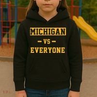 Michigan vs Everything Everyone  Kids Hoodie thumb 3