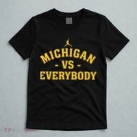 Michigan vs Everyone Everybody Quote Funny  T-Shirt thumb 5