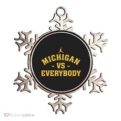 Michigan vs Everyone Everybody Quote Funny  Ornament