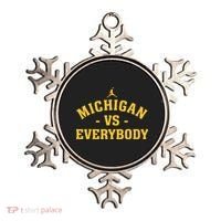Michigan vs Everyone Everybody Quote Funny  Ornament thumb 0