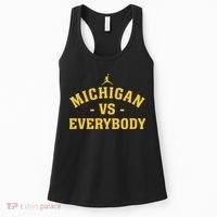 Michigan vs Everyone Everybody Quote Funny  Women's Tank Top thumb 0