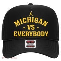 Michigan vs Everyone Everybody Quote Funny  Hat thumb 0