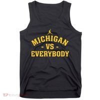 Michigan vs Everyone Everybody Quote Funny  Tank Top thumb 0