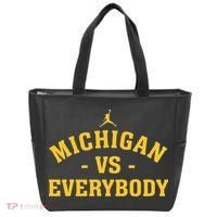Michigan vs Everyone Everybody Quote Funny  Tote Bag thumb 0