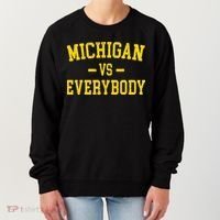 Michigan vs Everyone Everybody Quotes  Women's Sweatshirt thumb 0