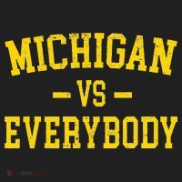 Michigan vs Everyone Everybody Quotes  Women's Sweatshirt thumb 2
