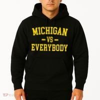 Michigan vs Everyone Everybody Quotes  Hoodie thumb 2