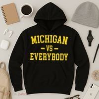 Michigan vs Everyone Everybody Quotes  Hoodie thumb 3
