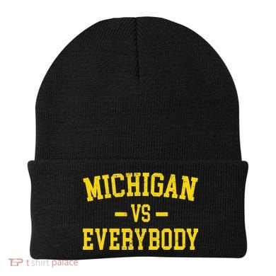 Michigan vs Everyone Everybody Quotes  Beanie
