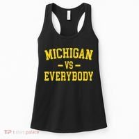 Michigan vs Everyone Everybody Quotes  Women's Tank Top thumb 0