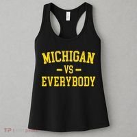 Michigan vs Everyone Everybody Quotes  Women's Tank Top thumb 3