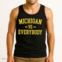 Michigan vs Everyone Everybody Quotes  Tank Top thumb 3
