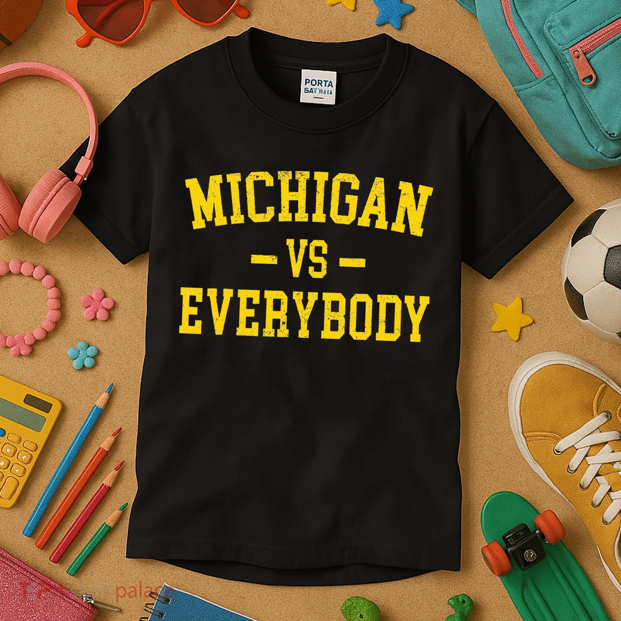 Michigan vs Everyone Everybody Quotes  Kids T-Shirt
