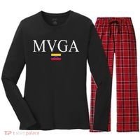 MVGA Venezuela Flag Women's Long Sleeve Flannel Pajama Set  thumb 0