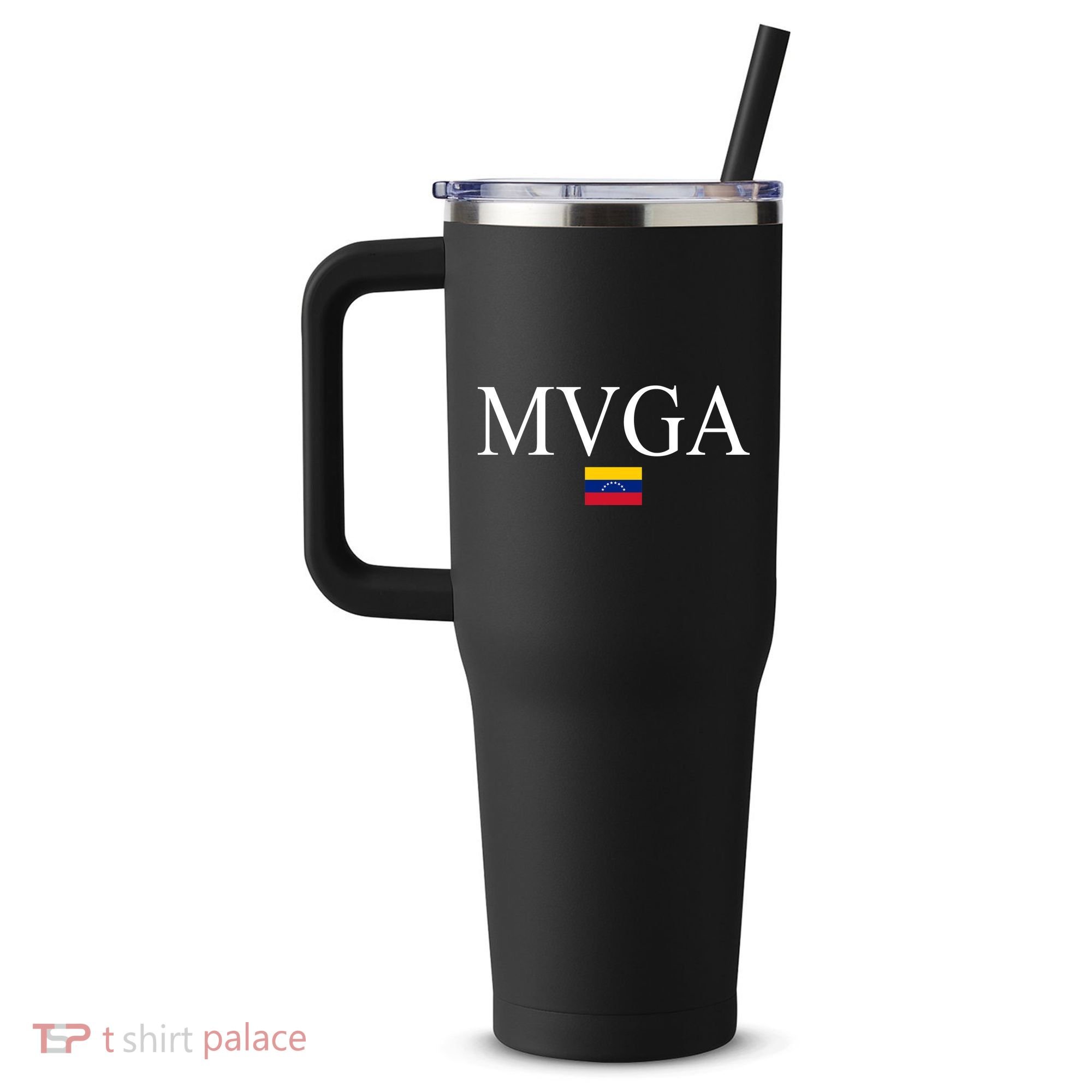 MVGA Venezuela Flag 40oz Vacuum Insulated Stainless Steel Travel Tumbler