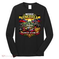 Make Venezuela Great Again Venezuela Flag Freedom Long Sleeve Shirt thumb 0