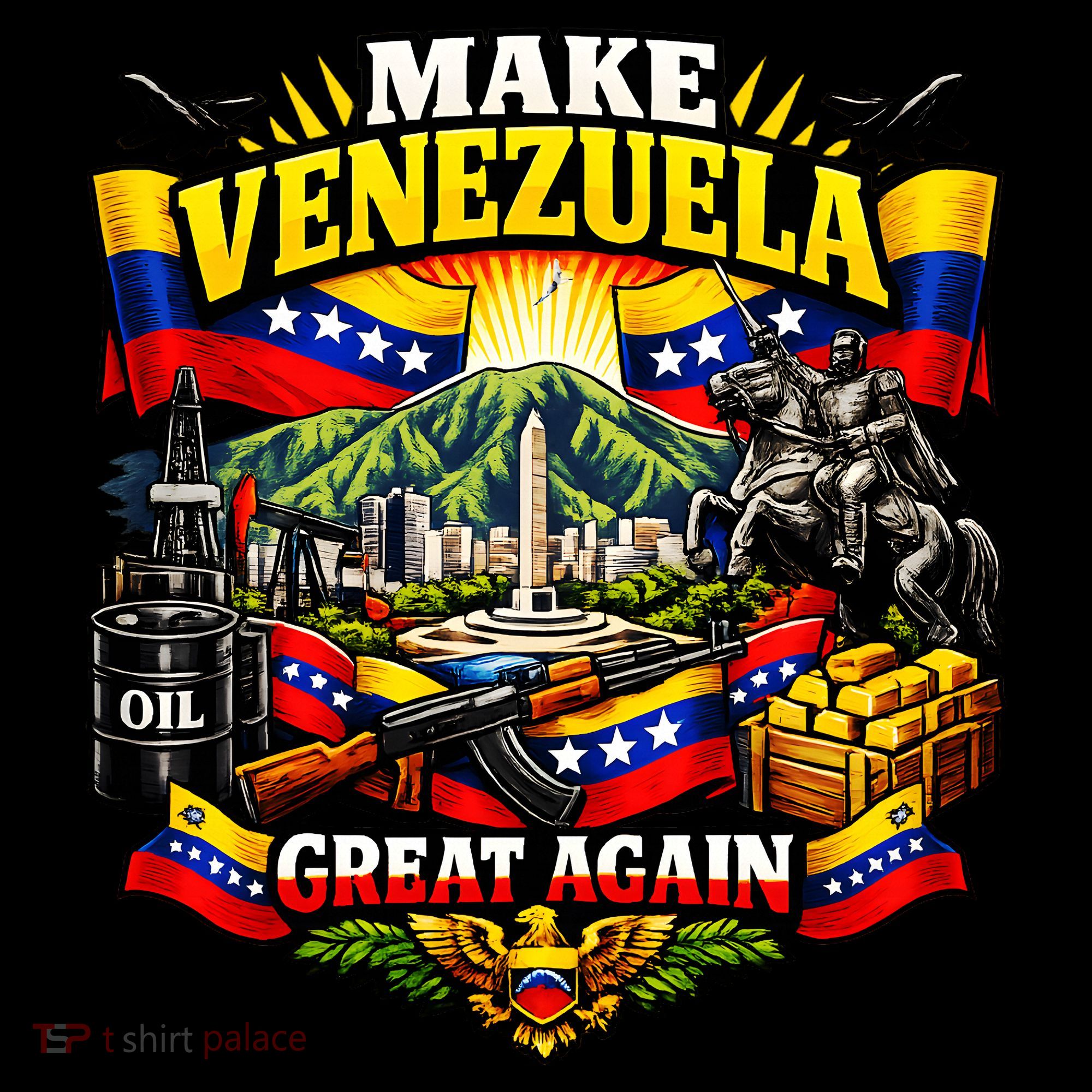 Make Venezuela Great Again Venezuela Flag Freedom Sweatshirt
