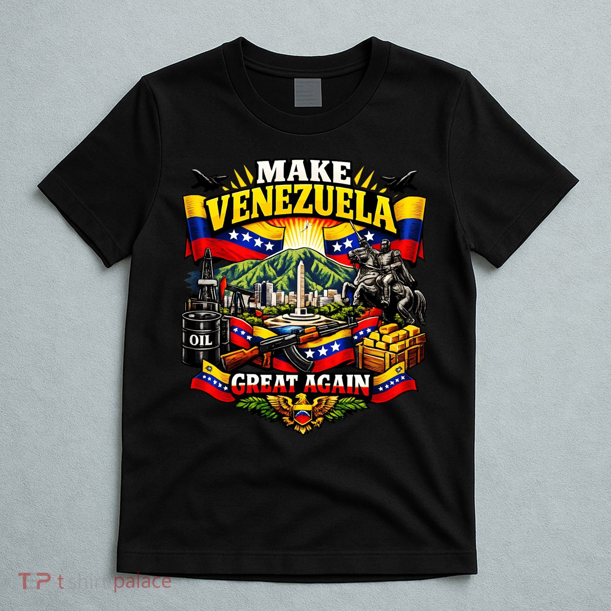 Make Venezuela Great Again Venezuela Flag Freedom T-Shirt