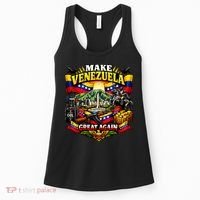 Make Venezuela Great Again Venezuela Flag Freedom Women's Tank Top thumb 0