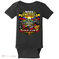 Make Venezuela Great Again Venezuela Flag Freedom Baby Bodysuit thumb 0