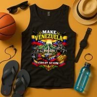 Make Venezuela Great Again Venezuela Flag Freedom Tank Top thumb 4