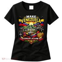 Make Venezuela Great Again Venezuela Flag Freedom Women's T-Shirt thumb 0