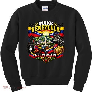 Make Venezuela Great Again Venezuela Flag Freedom Kids Sweatshirt