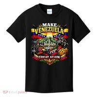 Make Venezuela Great Again Venezuela Flag Freedom Kids T-Shirt thumb 0
