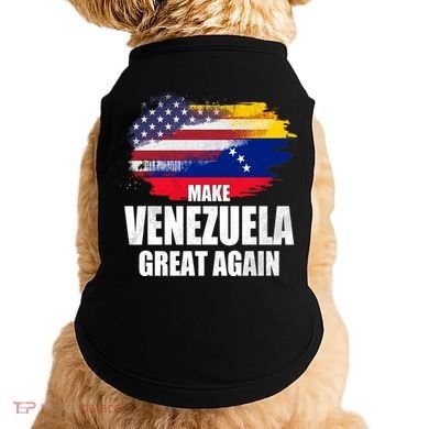 Make Venezuela Great Again USA Flag Doggie Tank