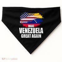 Make Venezuela Great Again USA Flag USA-Made Doggie Bandana thumb 0