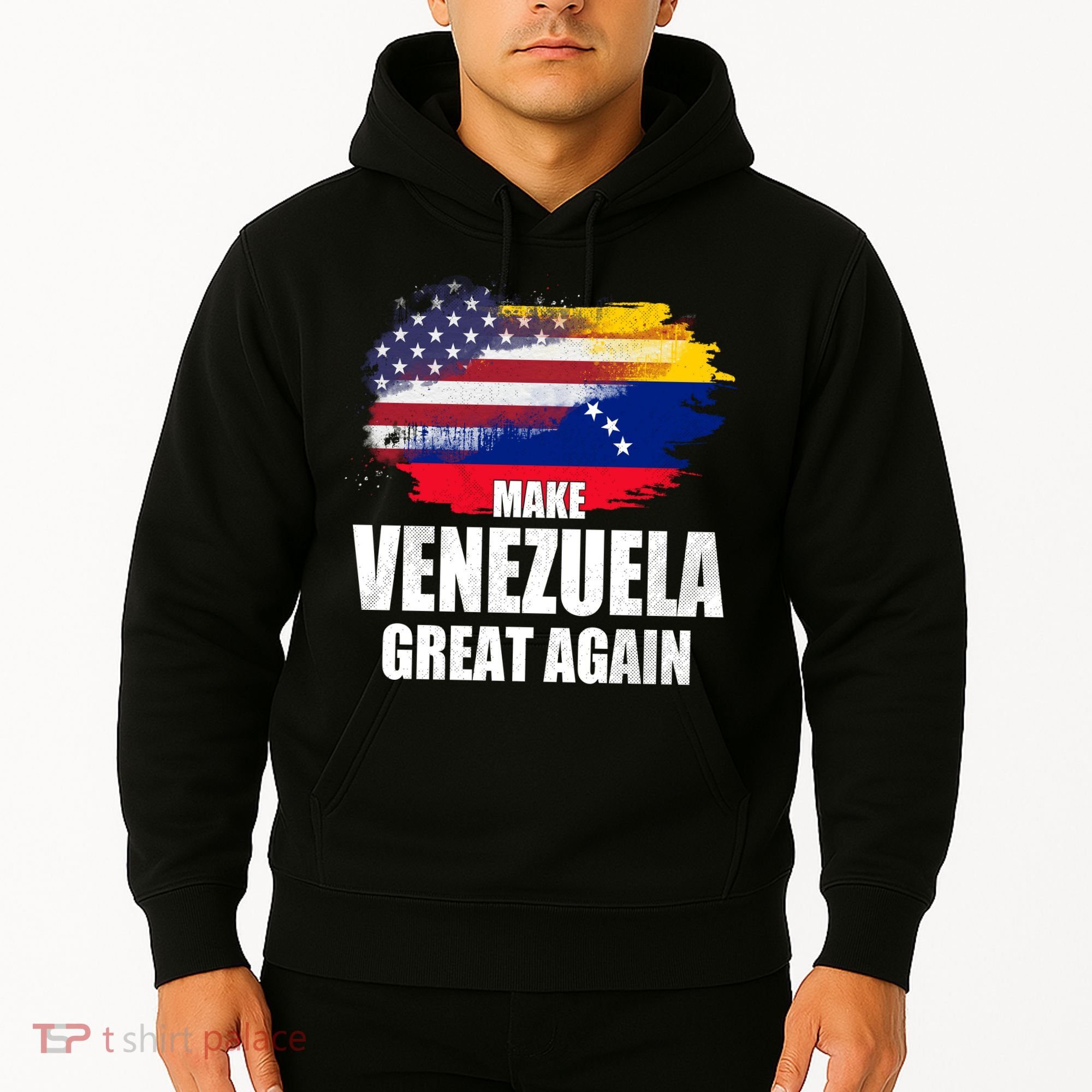 Make Venezuela Great Again USA Flag Hoodie