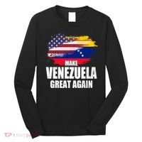 Make Venezuela Great Again USA Flag Long Sleeve Shirt thumb 0