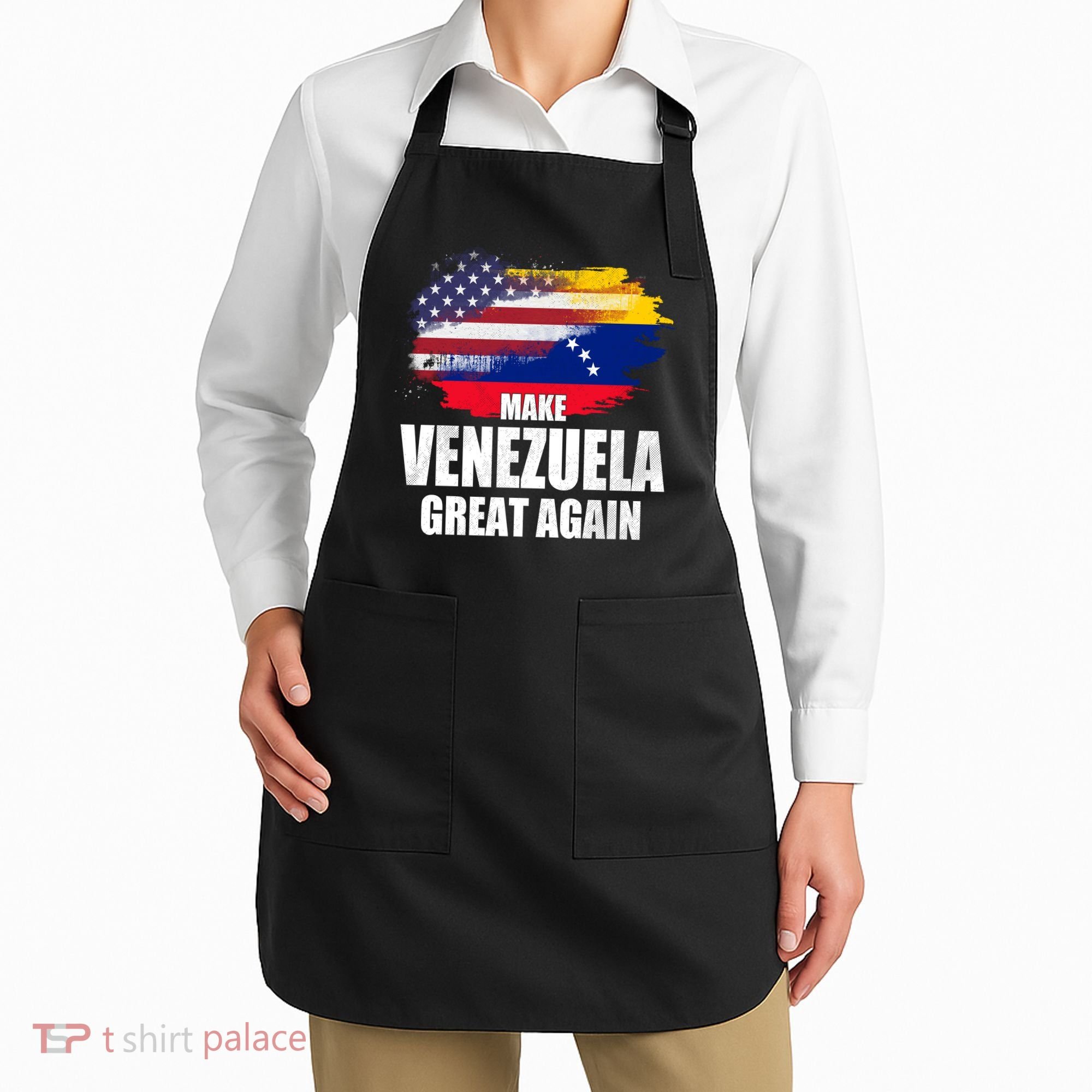 Make Venezuela Great Again USA Flag Apron