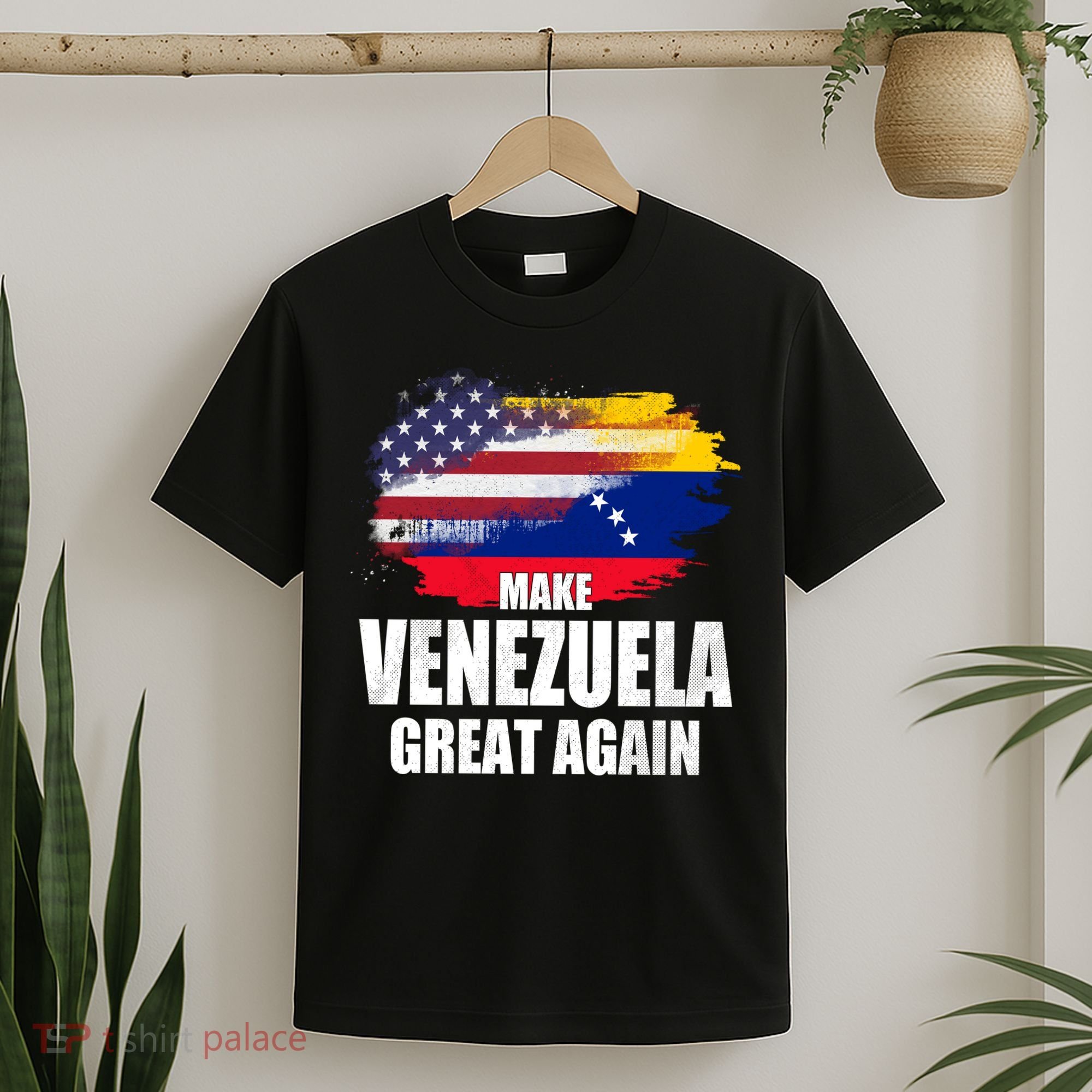Make Venezuela Great Again USA Flag T-Shirt