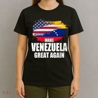 Make Venezuela Great Again USA Flag T-Shirt thumb 4