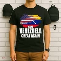 Make Venezuela Great Again USA Flag T-Shirt thumb 6