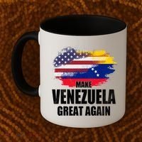 Make Venezuela Great Again USA Flag Coffee Mug thumb 2
