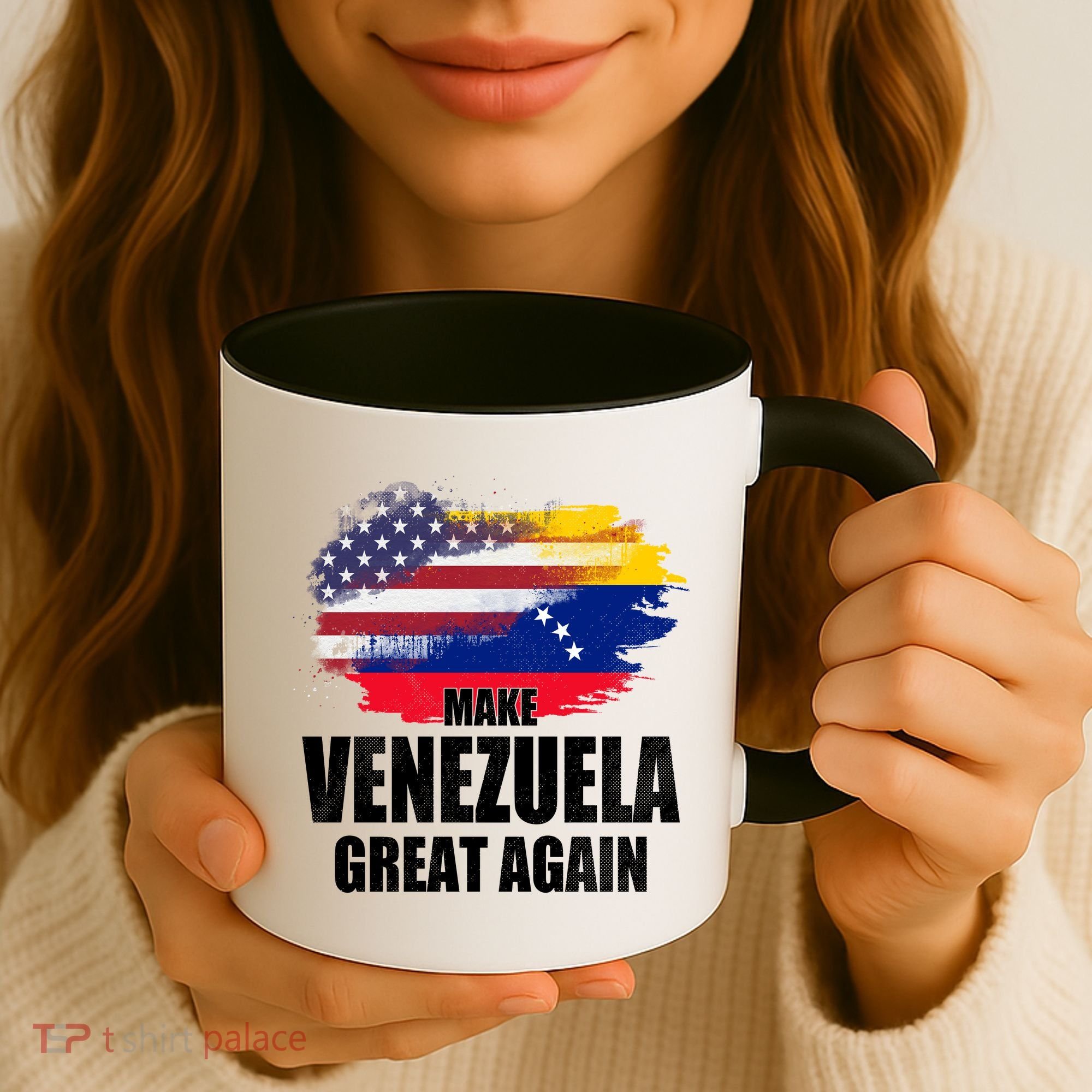 Make Venezuela Great Again USA Flag Coffee Mug