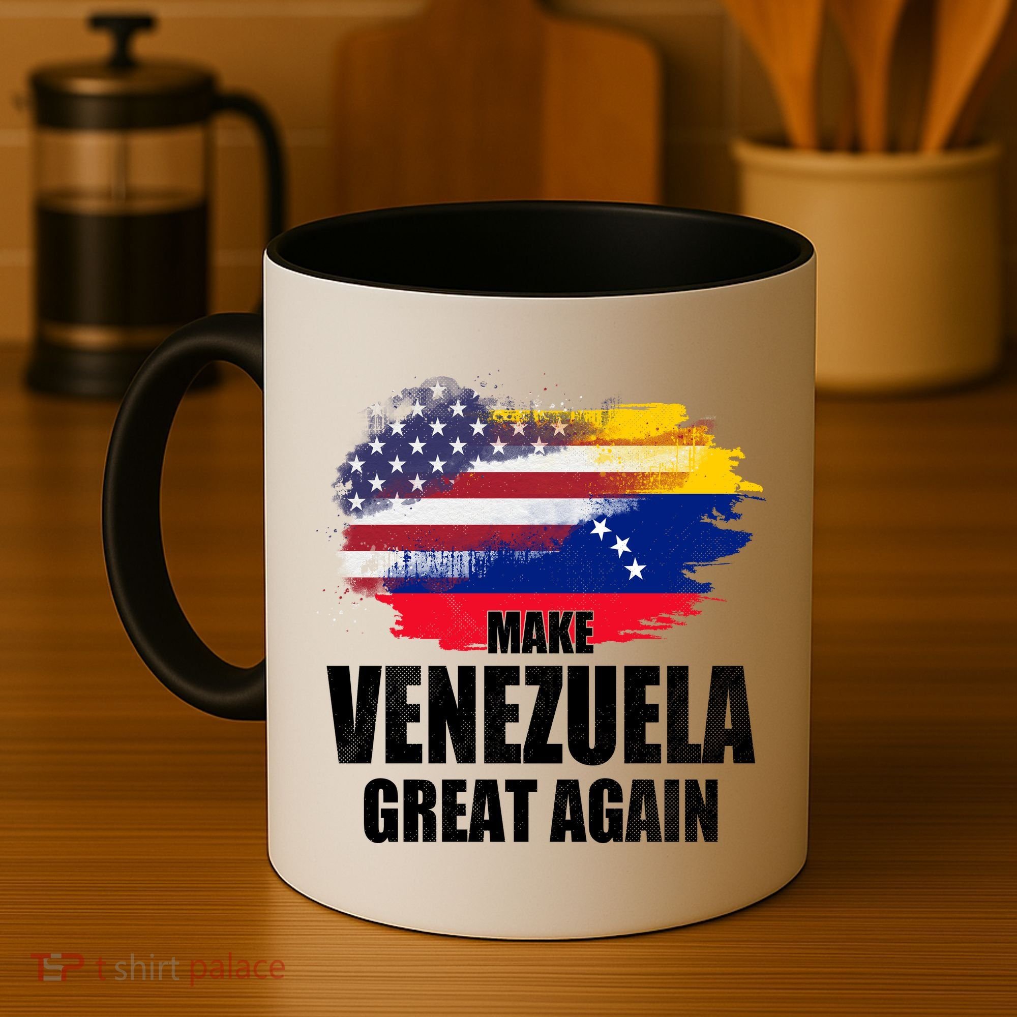 Make Venezuela Great Again USA Flag Coffee Mug