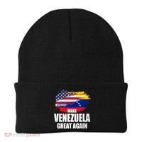 Make Venezuela Great Again USA Flag Beanie thumb 0