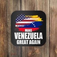 Make Venezuela Great Again USA Flag Coaster thumb 0