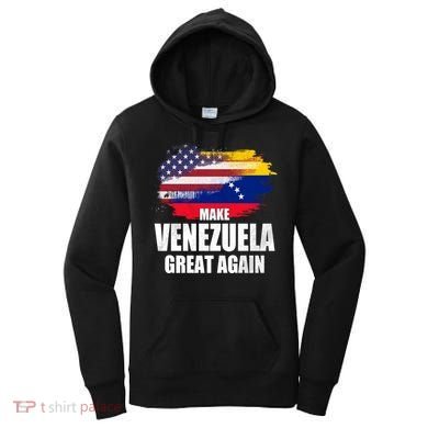 Make Venezuela Great Again USA Flag Women's Hoodie