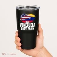 Make Venezuela Great Again USA Flag Tumbler thumb 2