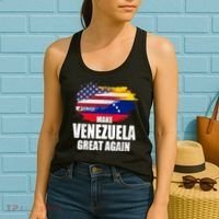 Make Venezuela Great Again USA Flag Women's Tank Top thumb 2